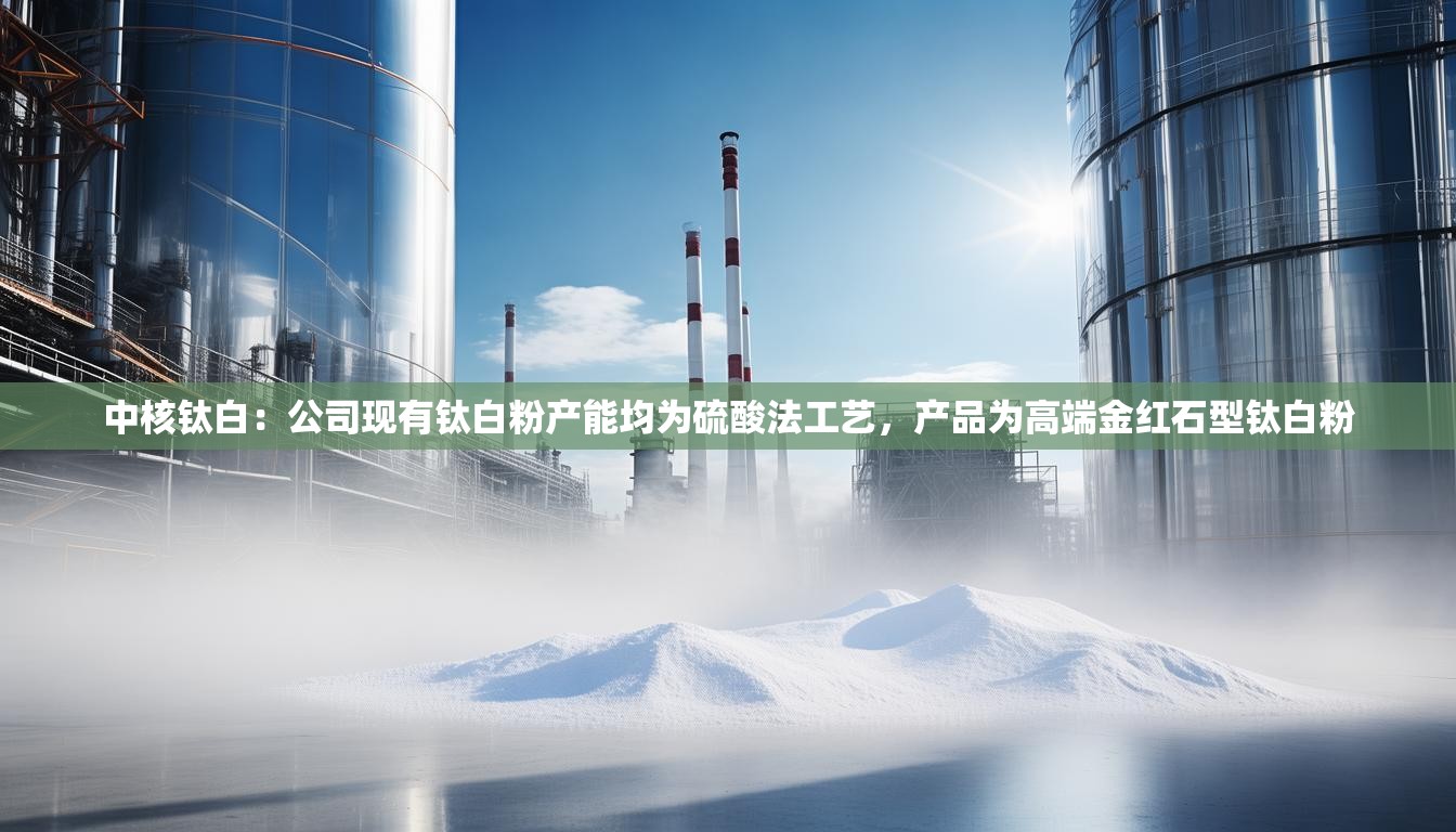 中核钛白：公司现有钛白粉产能均为硫酸法工艺，产品为高端金红石型钛白粉